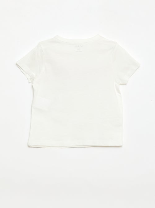 T-shirt met korte mouwen en print - Kiabi