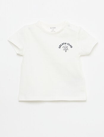 T-shirt met korte mouwen en print