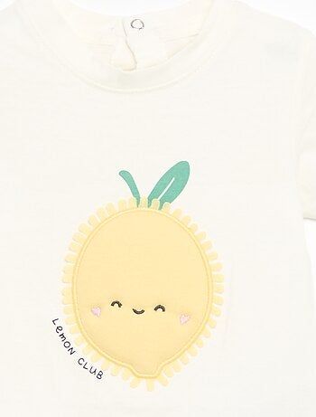 T-shirt met korte mouwen en print