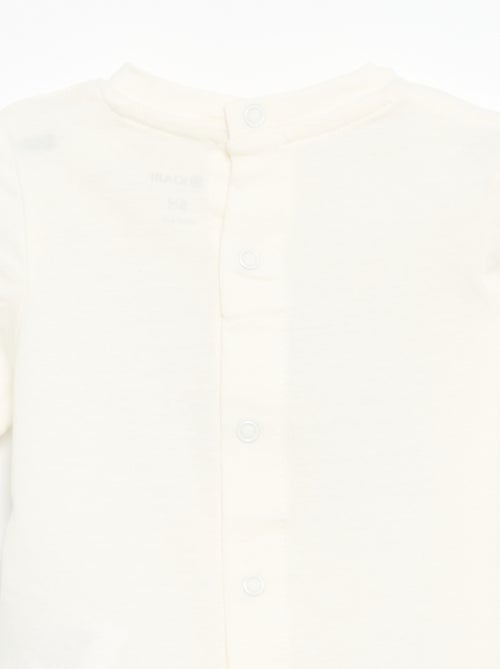 T-shirt met korte mouwen en print - Kiabi
