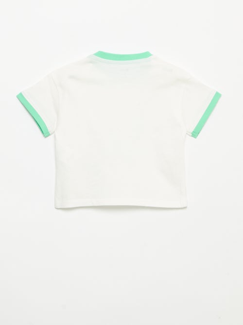 T-shirt met korte mouwen en print - Kiabi