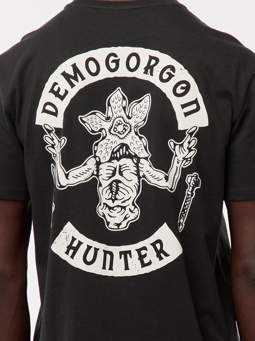 T-shirt met korte mouwen en 'Stranger Things'-print - Kiabi