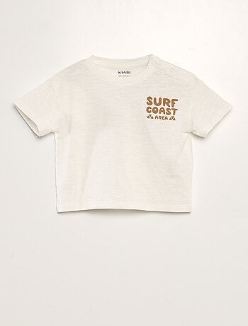 T-shirt met korte mouwen en surfprint