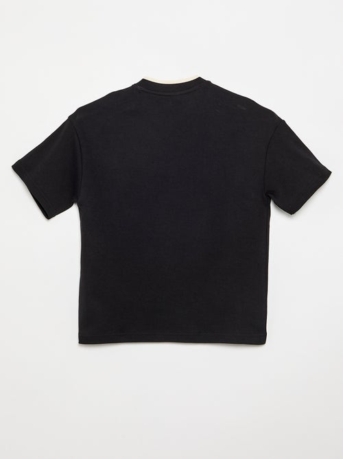 T-shirt met korte mouwen en V-hals - Kiabi