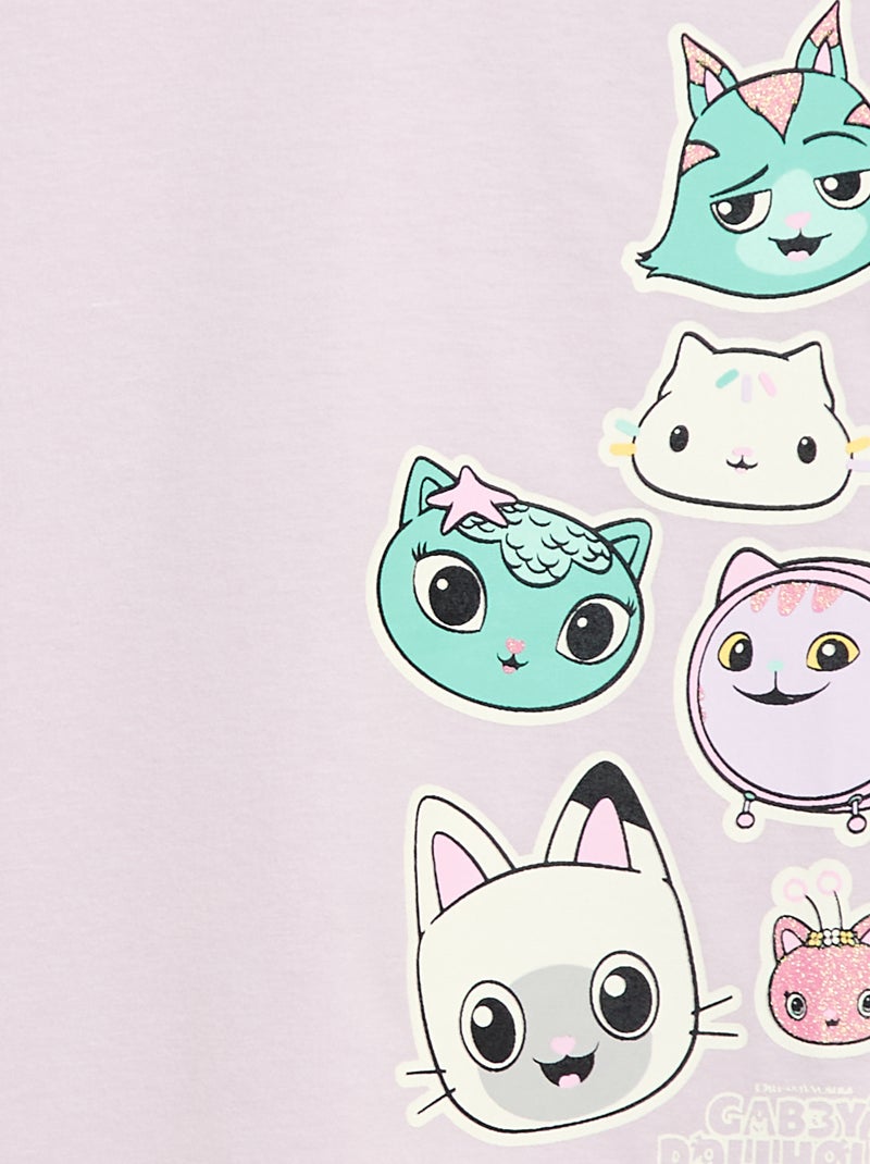 T-shirt met korte mouwen 'Gabby's Poppenhuis' 'Universal' Paars - Kiabi