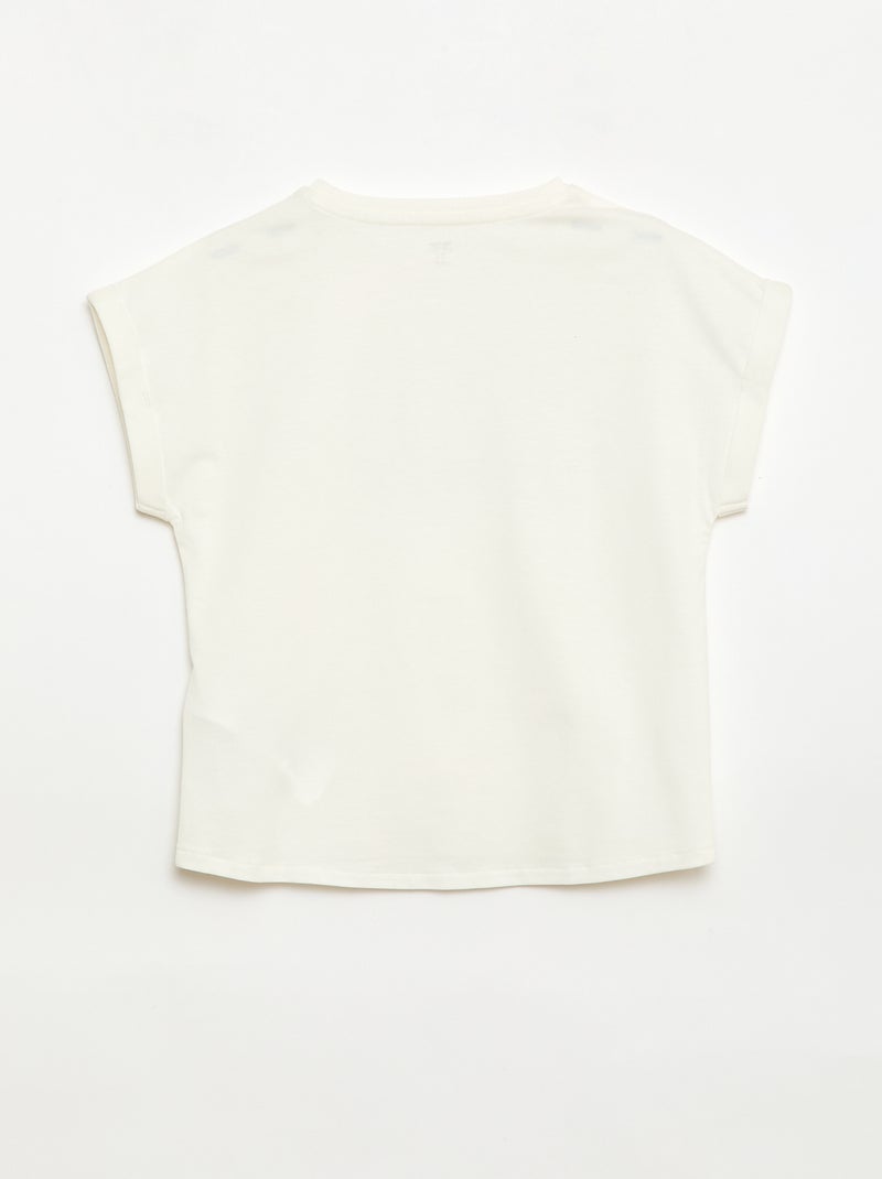 T-shirt met korte mouwen 'Gabby's Poppenhuis' 'Universal' Wit - Kiabi
