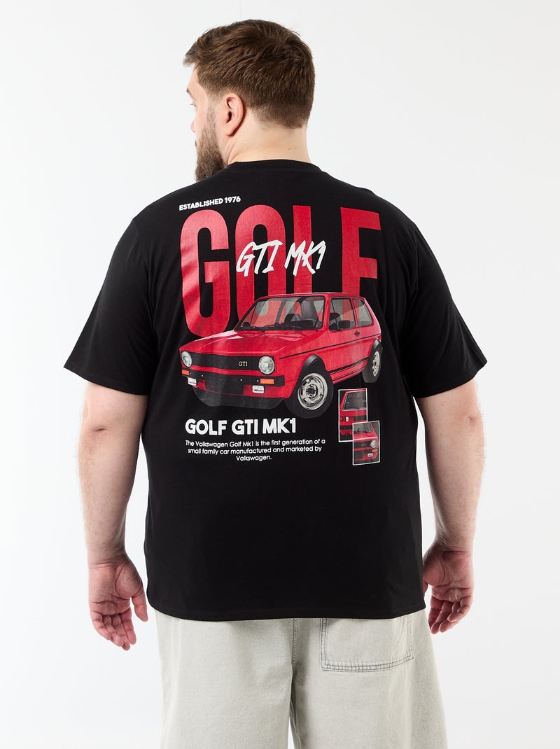 T-shirt met korte mouwen 'Golf GTI' 'Volkswagen' Zwart - Kiabi
