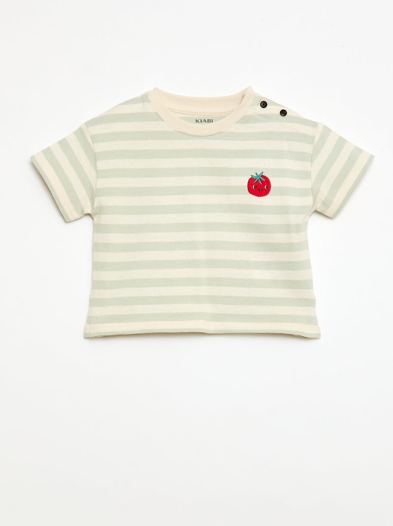 T-shirt met korte mouwen Grijs - Kiabi