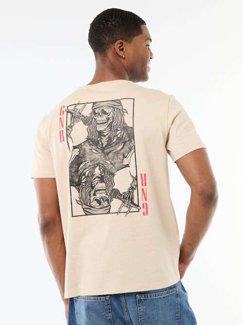 T-shirt met korte mouwen 'Guns N' Roses' - Kiabi