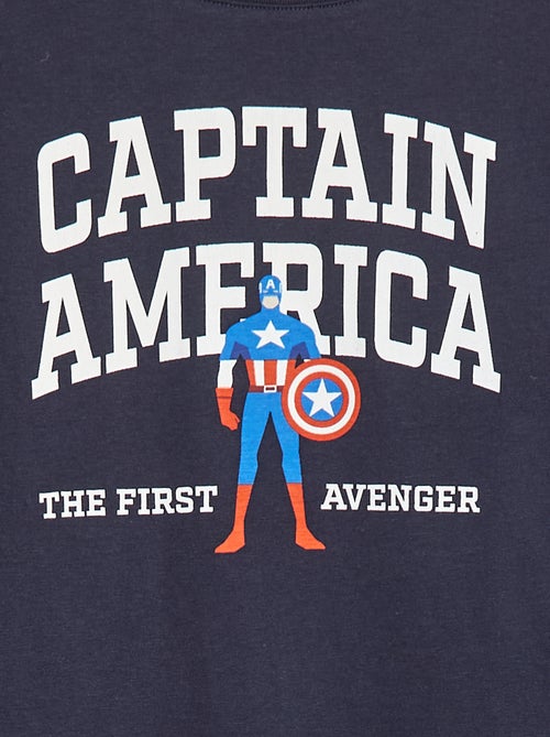 T-shirt met korte mouwen 'Marvel' 'Captain America' - Kiabi