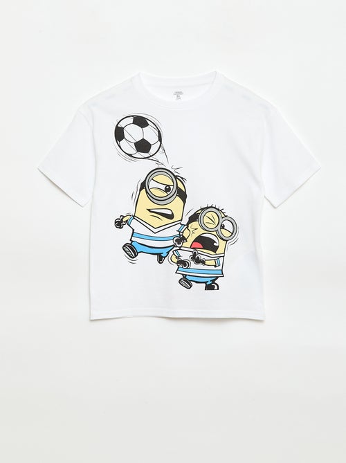T-shirt met korte mouwen met 'Minions'-print - Kiabi