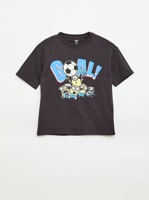 T-shirt met korte mouwen met 'Minions'-print - Kiabi