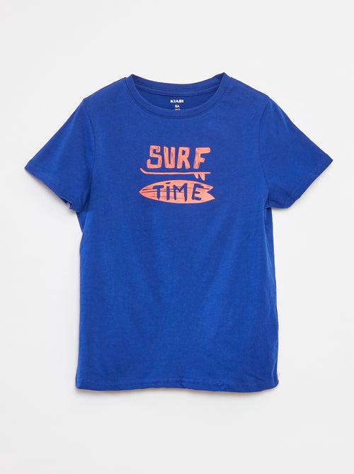 T-shirt met korte mouwen met print - Kiabi