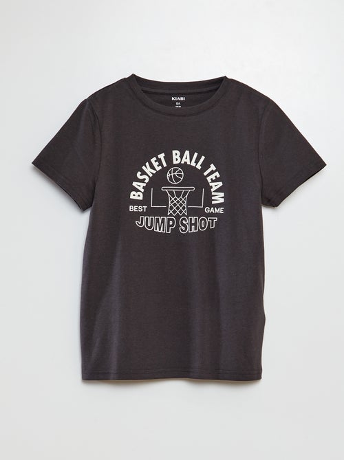 T-shirt met korte mouwen met print - Kiabi