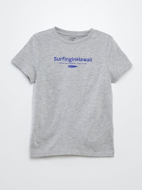 T-shirt met korte mouwen met print - Kiabi
