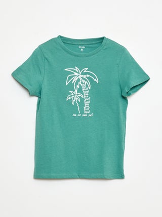 T-shirt met korte mouwen met print