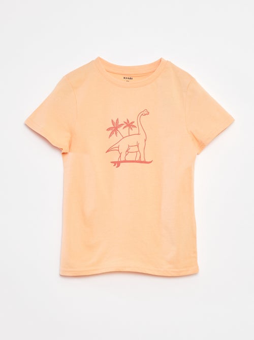 T-shirt met korte mouwen met print - Kiabi