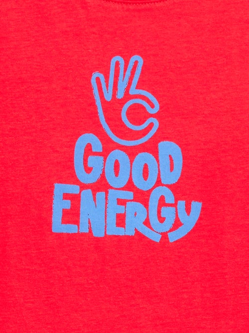 T-shirt met korte mouwen met print - Kiabi