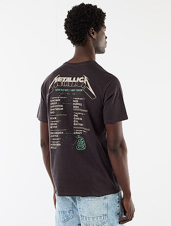 T-shirt met korte mouwen 'Metallica'