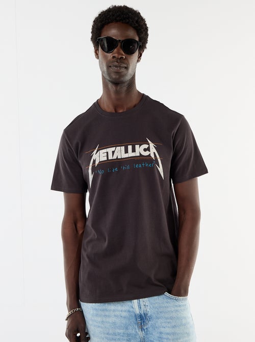 T-shirt met korte mouwen 'Metallica' - Kiabi