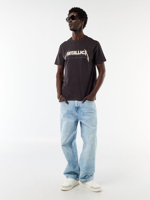 T-shirt met korte mouwen 'Metallica' - Kiabi