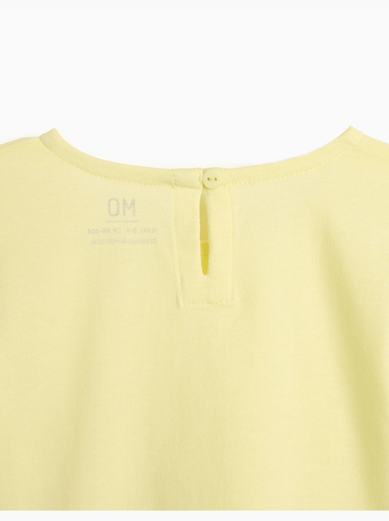 T-shirt met korte mouwen, MO Fashion Geel - Kiabi