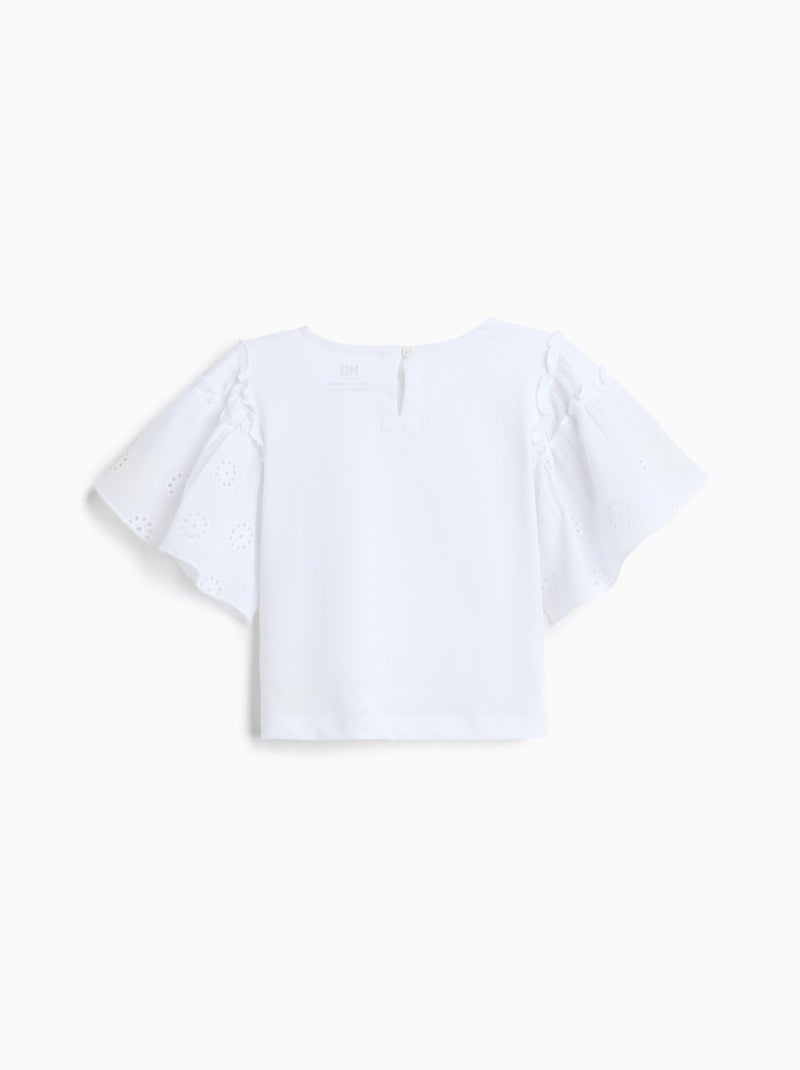 T-shirt met korte mouwen, MO Fashion Wit - Kiabi