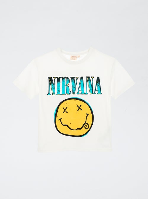 T-shirt met korte mouwen 'Nirvana' - Kiabi