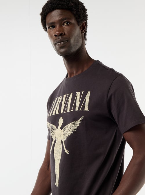 T-shirt met korte mouwen 'Nirvana' - Kiabi