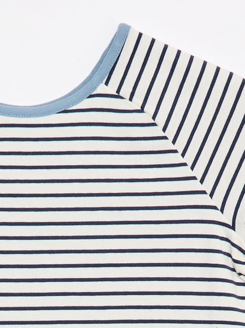 T-shirt met korte mouwen, omkeerbaar en zonder vaste draagrichting - Kiabi