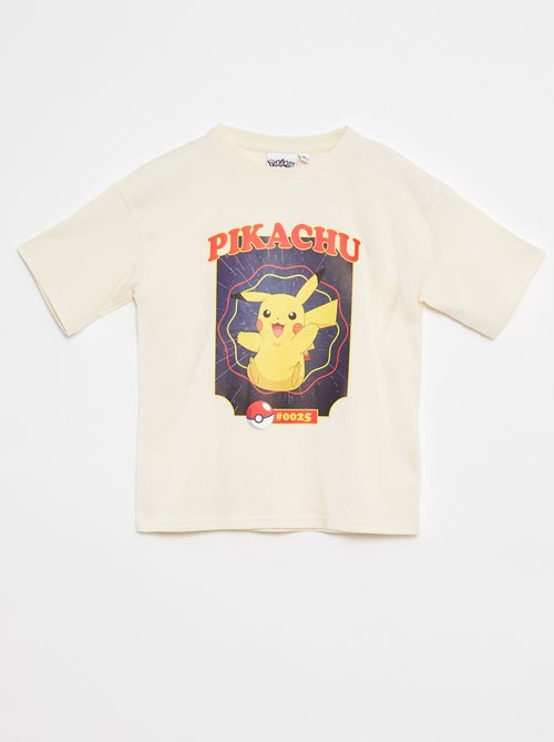 T-shirt met korte mouwen 'Pikachu' - Kiabi