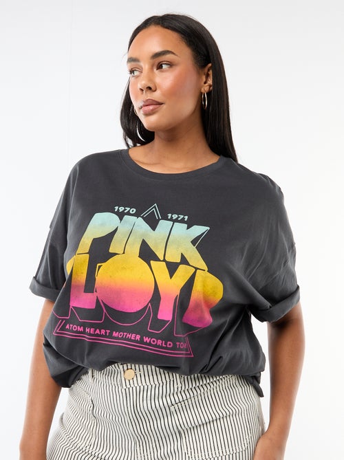 T-shirt met korte mouwen 'Pink Floyd' - Kiabi