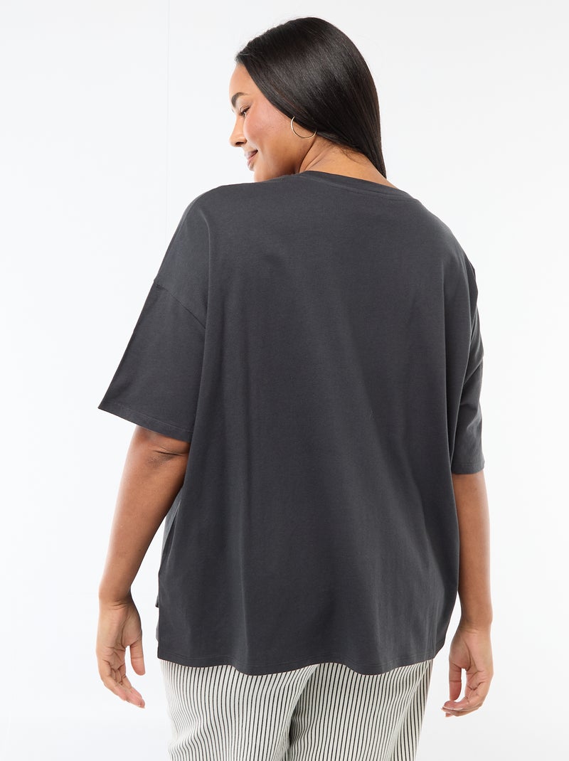 T-shirt met korte mouwen 'Pink Floyd' Zwart - Kiabi