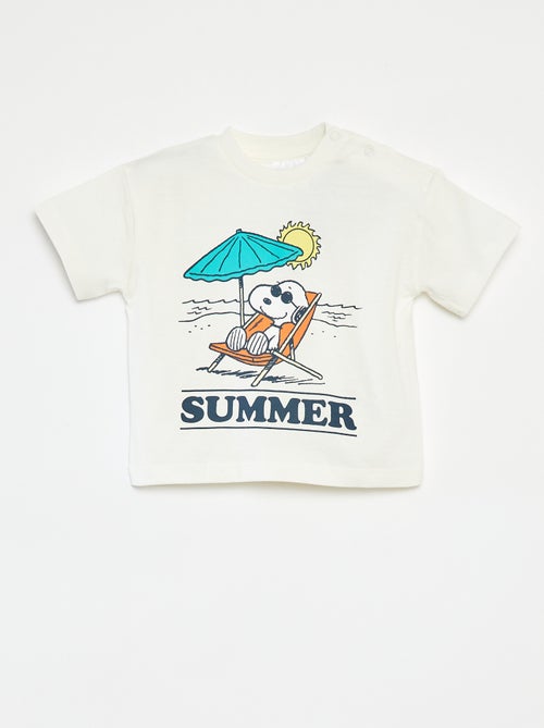 T-shirt met korte mouwen 'Snoopy' - Kiabi