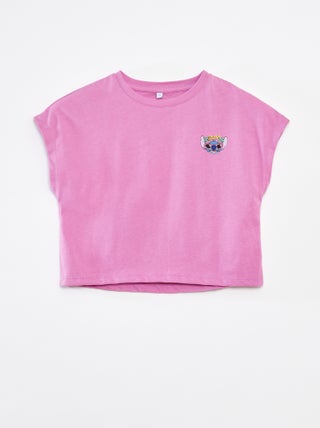 T-shirt met korte mouwen 'Stitch'