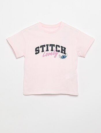 T-shirt met korte mouwen 'Stitch'