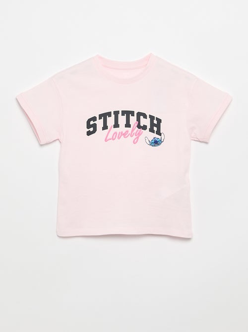 T-shirt met korte mouwen 'Stitch' - Kiabi