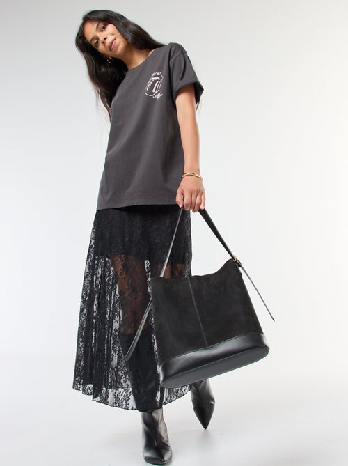 T-shirt met korte mouwen 'The Rolling Stones' - Kiabi