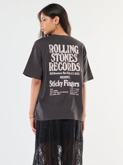 T-shirt met korte mouwen 'The Rolling Stones' - Kiabi