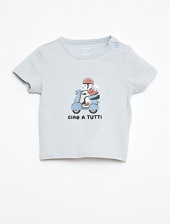 T-shirt met korte mouwen van katoenjersey
