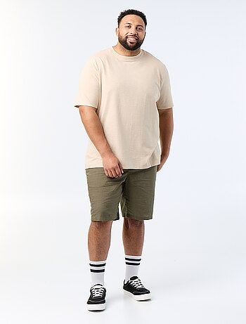 T-shirt met korte mouwen van jerseytricot met fantasiepatroon