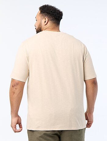 T-shirt met korte mouwen van jerseytricot met fantasiepatroon