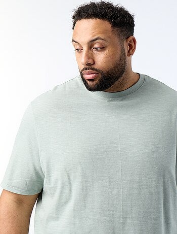T-shirt met korte mouwen van jerseytricot met fantasiepatroon