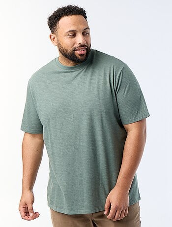 T-shirt met korte mouwen van jerseytricot met fantasiepatroon