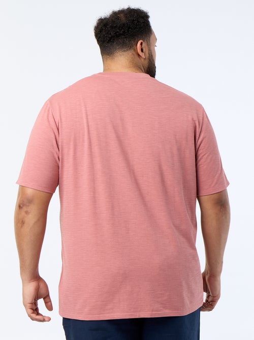 T-shirt met korte mouwen van jerseytricot met fantasiepatroon - Kiabi