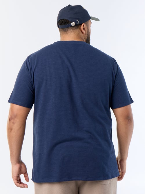 T-shirt met korte mouwen van jerseytricot met fantasiepatroon - Kiabi