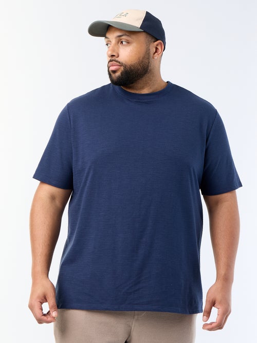 T-shirt met korte mouwen van jerseytricot met fantasiepatroon - Kiabi