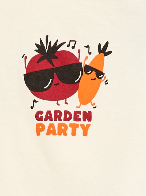 T-shirt met korte mouwen van jerseytricot - Kiabi