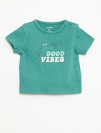 T-shirt met korte mouwen van katoenen jerseytricot