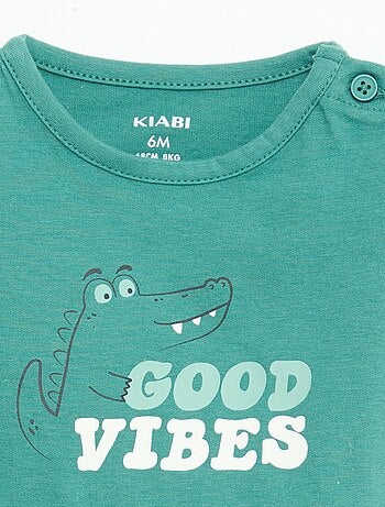 T-shirt met korte mouwen van katoenen jerseytricot